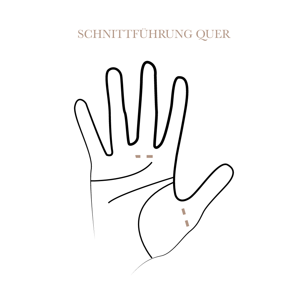 Schnittfuehrung quer
